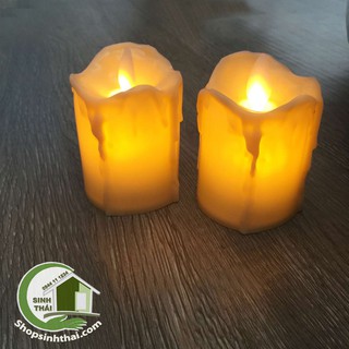 Nến điện - đèn cầy điện sài pin - 7,5cm x 5cm