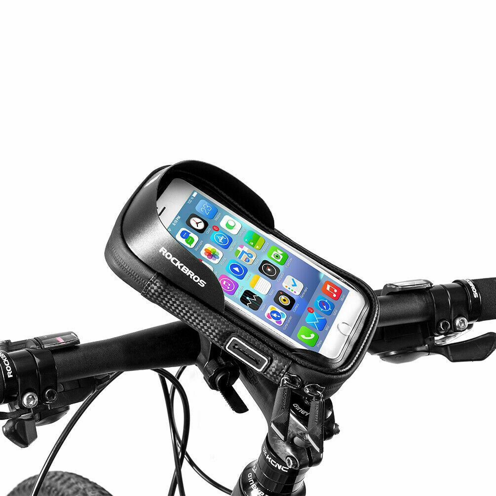 Túi Đựng Điện Thoại Màn Hình Cảm Ứng ROCKBROS Chống Mưa Màu Đen (5.8&quot;/6.0&quot;)
