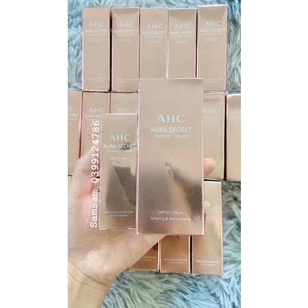 Kem Dưỡng Da AHC Aura Secret Tone Up Cream Chống Nắng Nâng Tone Dưỡng Trắng Hồng Da.