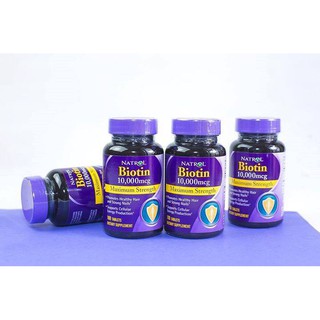 💊Viên uống NATROL BIOTIN 10,000MG hỗ trợ ngăn ngừa rụng tóc, giúp tóc và móng luôn khoẻ mạnh.