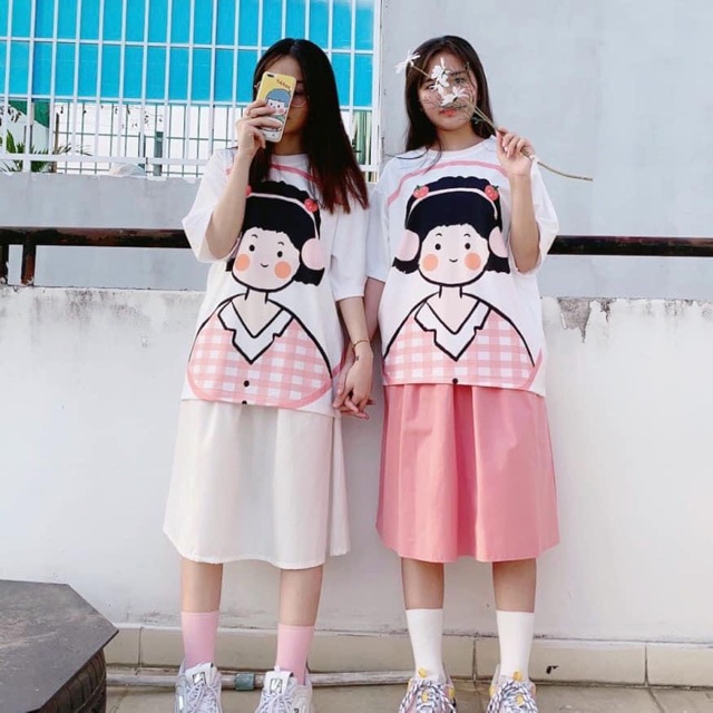 Chân Váy Trơn Lưng Thun/Skirt Basic Kèm Ảnh Thật