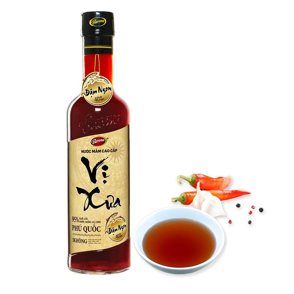 [Chai mini 50ml] NƯỚC MẮM CAO CẤP Vị Xưa [VN] BARONA Premium Fish Sauce