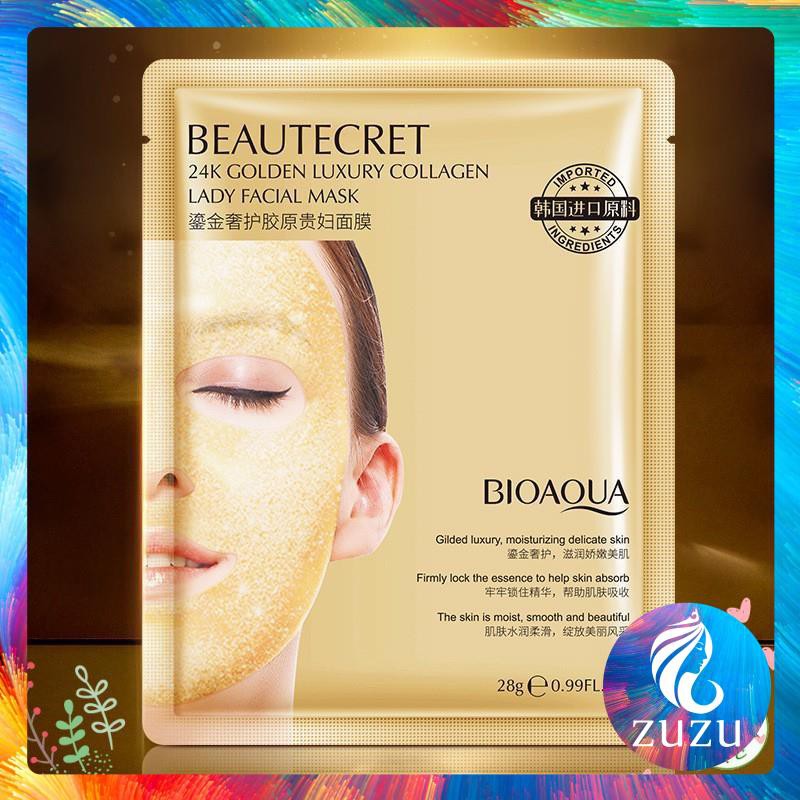 Mặt Nạ Thạch Collagen Cấp Nước 24K Giúp Da Căng Bóng Mịn Màng Mask Nội Địa Trung