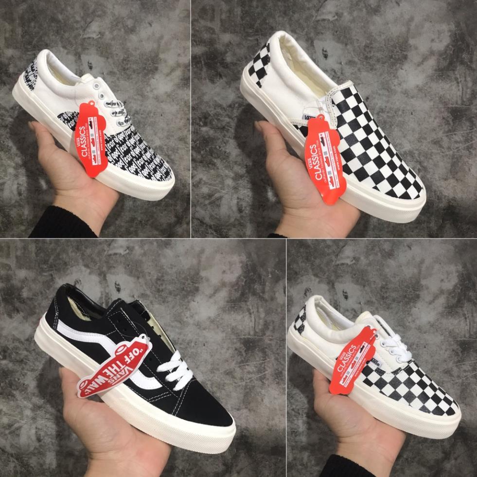 Giày Vans lười caro và Van đen Vault chữ thể thao sneaker nam nữ Hot Trend | BigBuy360 - bigbuy360.vn