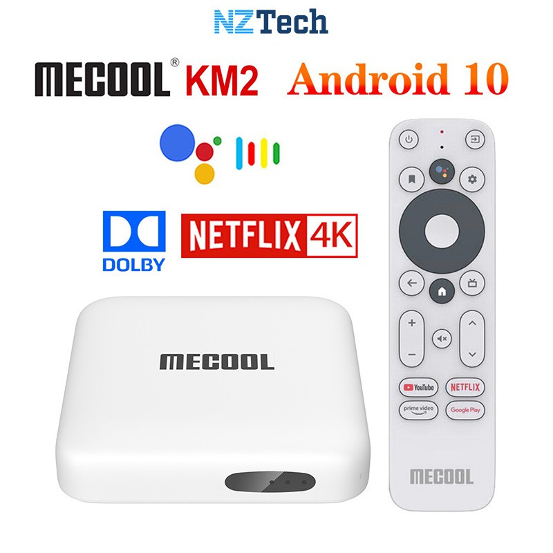 Tivi Box MECOOL KM2 hỗ trợ Netflix 4K chính chủ (phiên bản 2022)