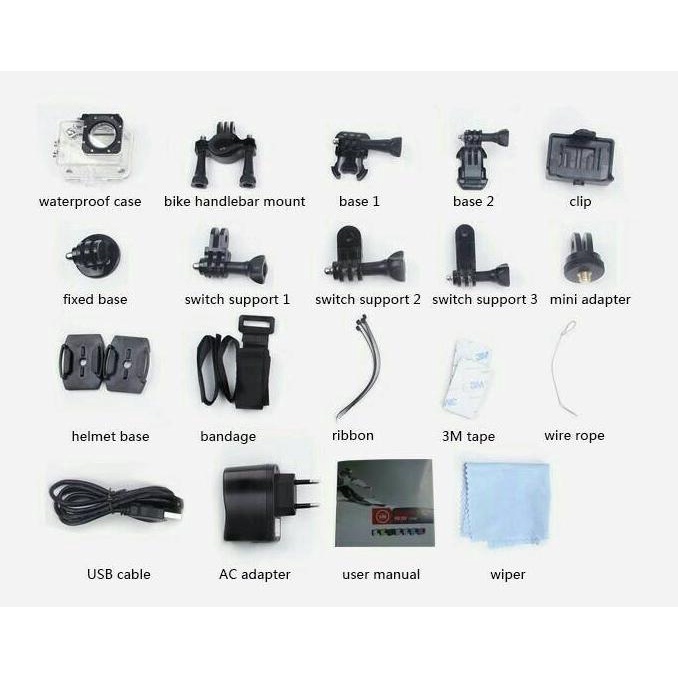 Camera Thể Thao 4K ultra HD DV Chống Thấm Nước