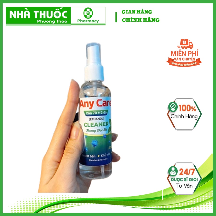 Xịt sát khuẩn Any Care 100ml