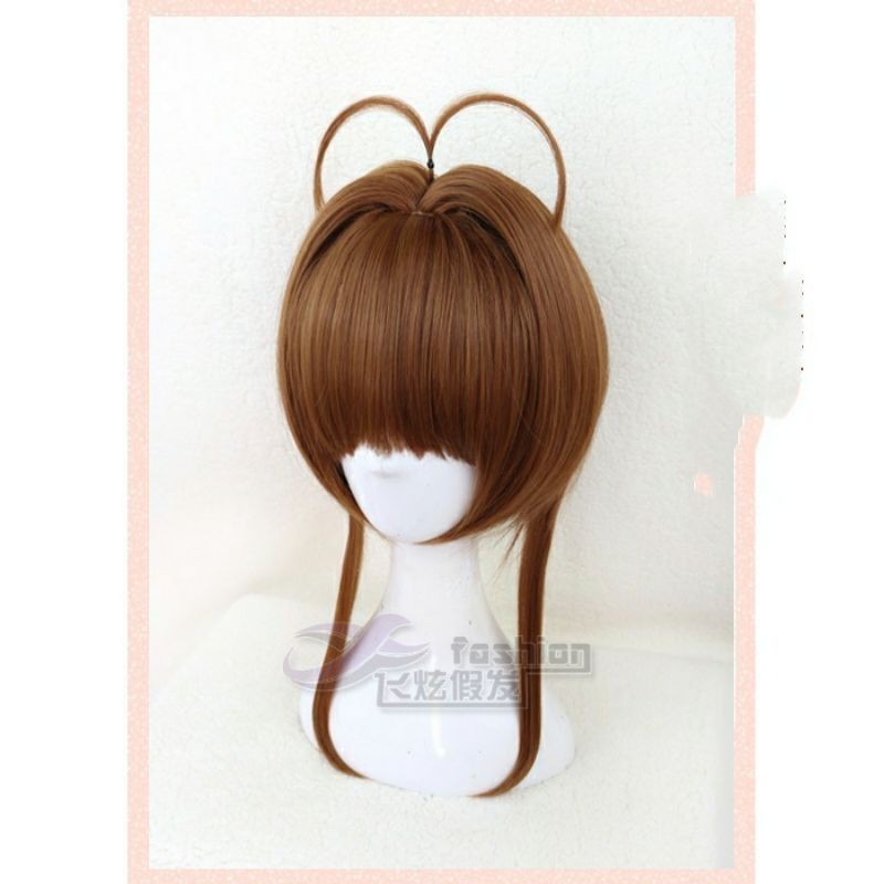 Wig/tóc giả cosplay Sakura Kinomoto màu nâu và vàng - Cardcaptor Sakura: Thủ lĩnh thẻ bài