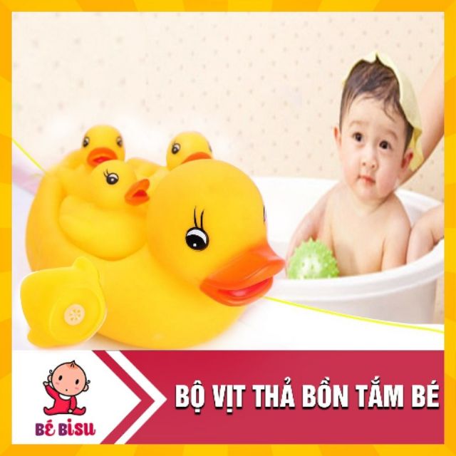 Set vịt mẹ con thả bồn tắm