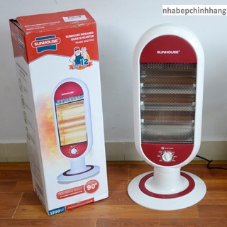 Sưởi điện hồng ngoại SUNHOUSE SHD7022 -1200W / Máy sưởi điện, quạt sưởi Sunhouse chính hãng