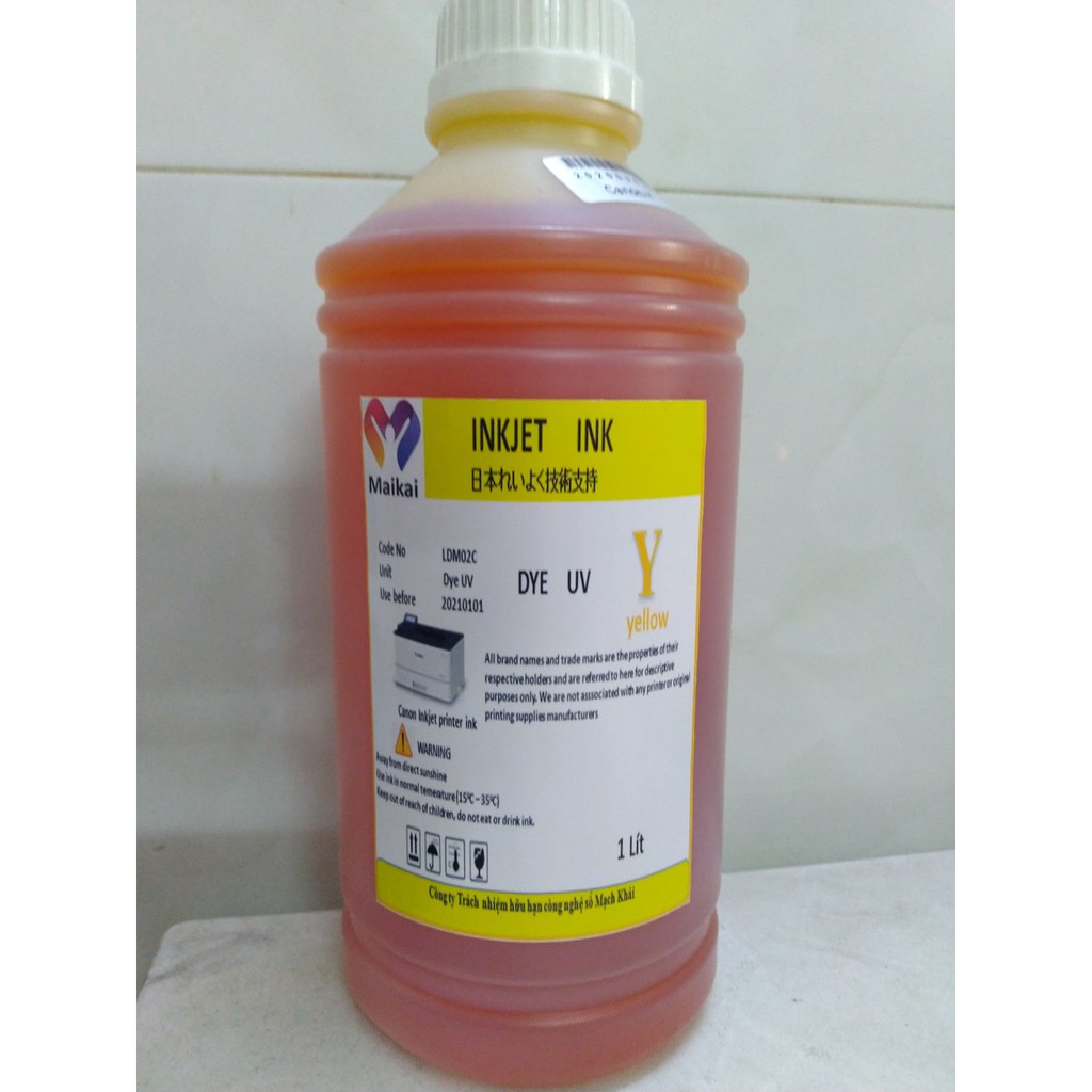 Mực in phun máy G1010/2010/3010 loại 1 lít- bộ 4 màu