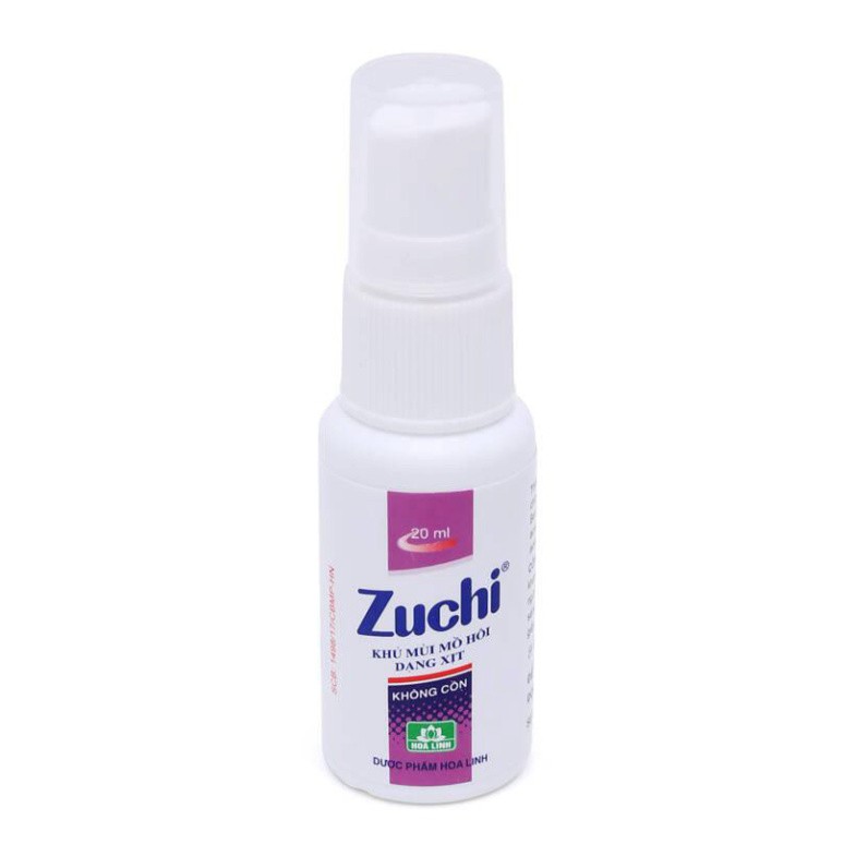 Xịt khử mùi hôi nách Alcohol Free Zuchi  hương thơm nhẹ, không cồn, không kích ứng da - XZ2 01