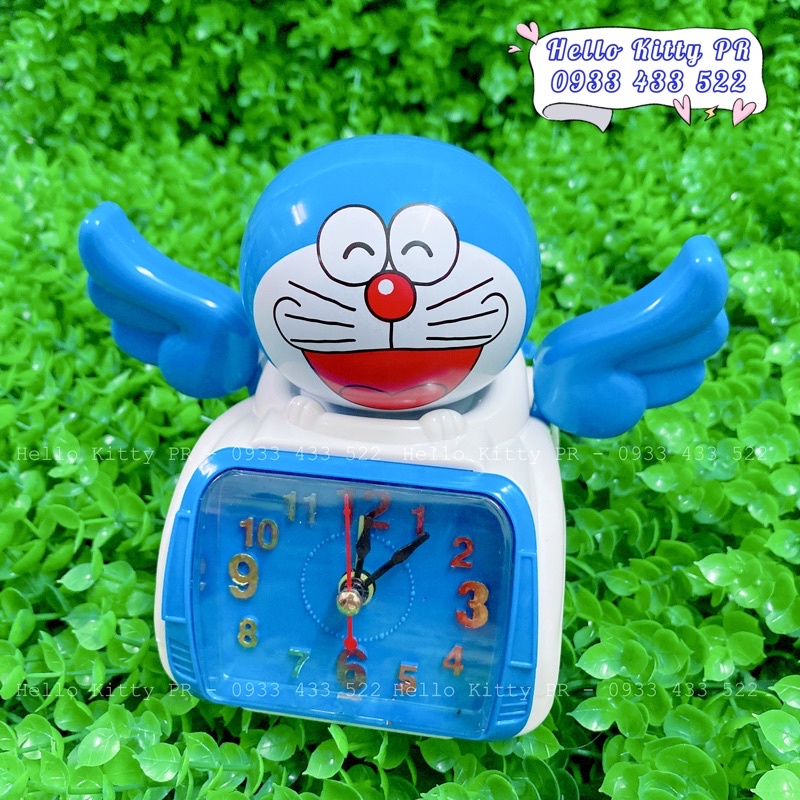 Đồng hồ báo thức Hello Kitty Doremon Doraemon