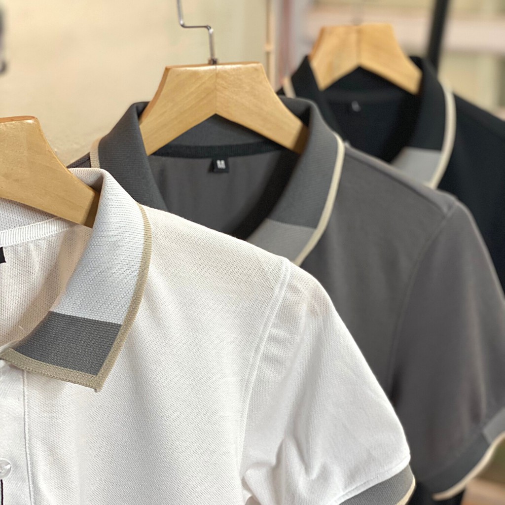 Áo Polo nam cổ bẻ phối cổ vải cá sấu Cotton xuất xịn,chuẩn form,sang trọng-lịch lãm GRAMAN 3 màu | BigBuy360 - bigbuy360.vn