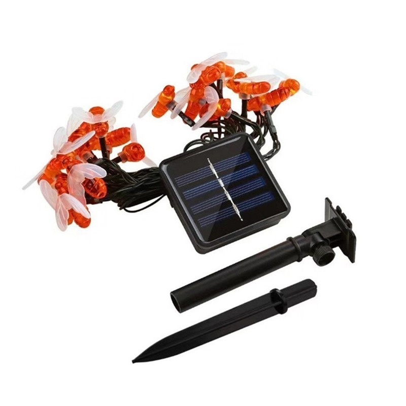 Dây Đèn Led 20/30 Bóng Hình Con Ong Trang Trí Sân Vườn