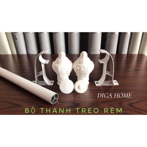 Đầu Chụp Thanh Treo Rèm Bền - Đẹp - Rẻ - Chịu Lực Tốt (1 cặp)-DIGA HOME