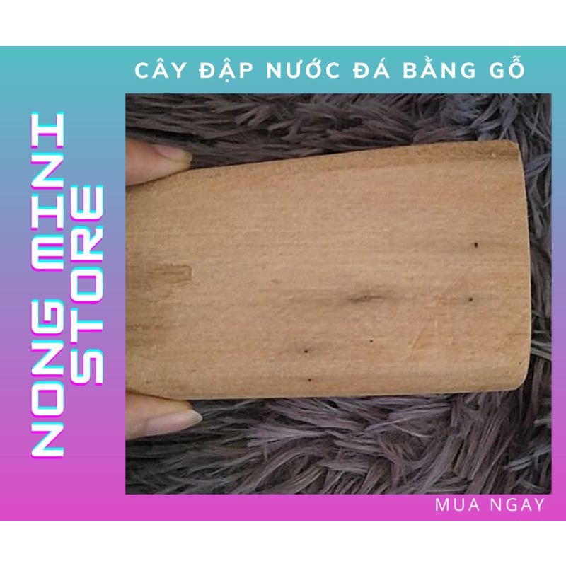 Hàng độc quyền - Cây Chài Đập Nước Đá Bằng Gỗ | BigBuy360 - bigbuy360.vn