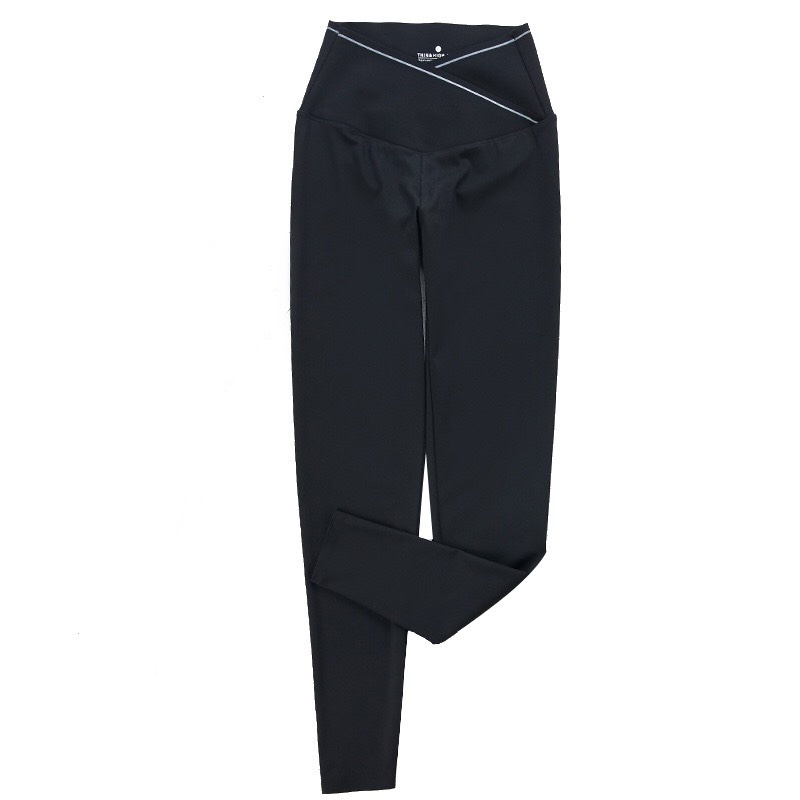 [NHẬP MÃ CHAS500 GIẢM NGAY 20K ĐƠN HÀNG 500] Quần legging  cạp cao vạt chéo CHIANG dáng dài, co giãn 4 chiều, nâng mông | BigBuy360 - bigbuy360.vn