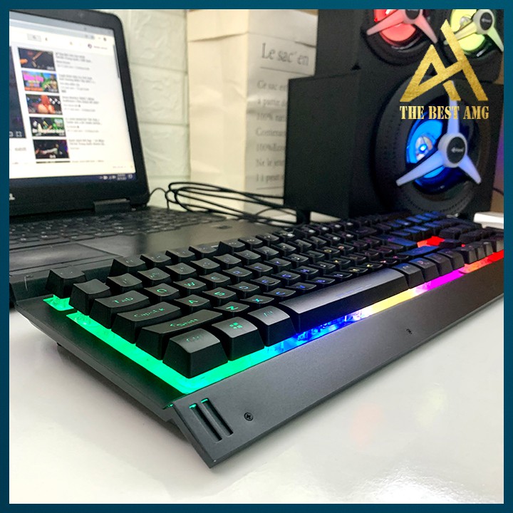 Bàn Phím Gaming LED 7 Màu Chơi Game DAREU LK145 - Bàn phím Giả Cơ Game Thủ Máy Vi Tính PC Laptop Có Dây