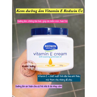 Kem dưỡng ẩm Vitamin E Redwin Úc 300g & 400ml