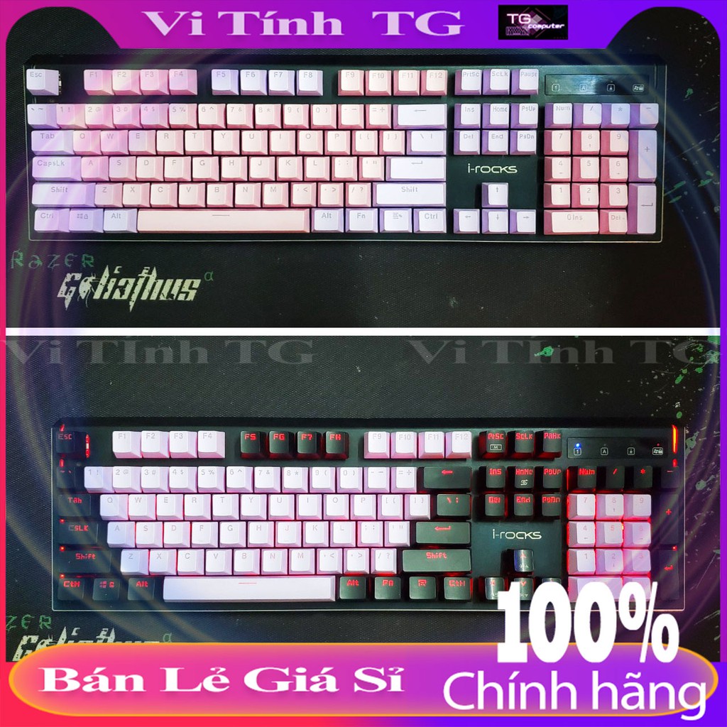 Bàn Phím I-ROCK kết hợp keycap nhiều màu Giá siêu rẻ