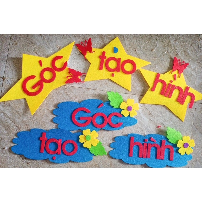 TÊN CÁC GÓC MẦM NON