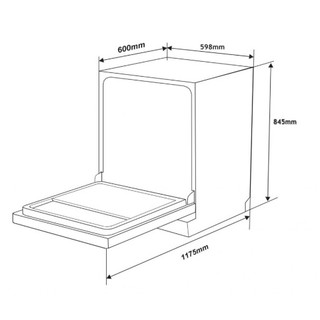 Máy rửa bát Arber ABMRB14