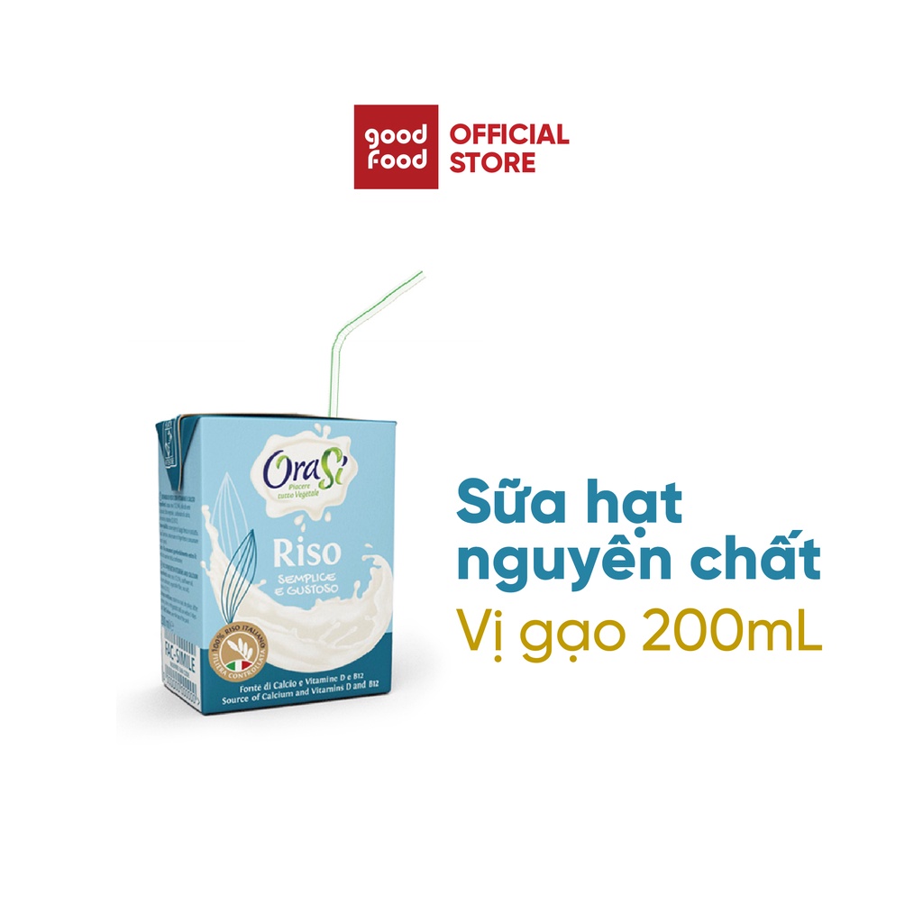 Thực phẩm bổ sung sữa gạo Rice Plain Orasi 200ml giàu dinh dưỡng tốt cho sức khỏe