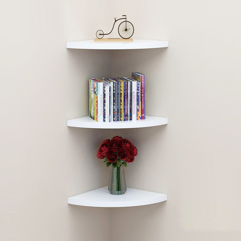 Kệ trang trí kệ góc R20cm- Gỗ MDF nhập khẩu Thái Lan cao cấp