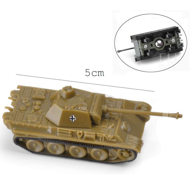 Đồ chơi mô hình quân sự xe tăng Đức Tiger I - Panther thế chiến 2, Mô hình xe tank lắp ráp 4D nhựa cao cấp tỷ lệ 1:144