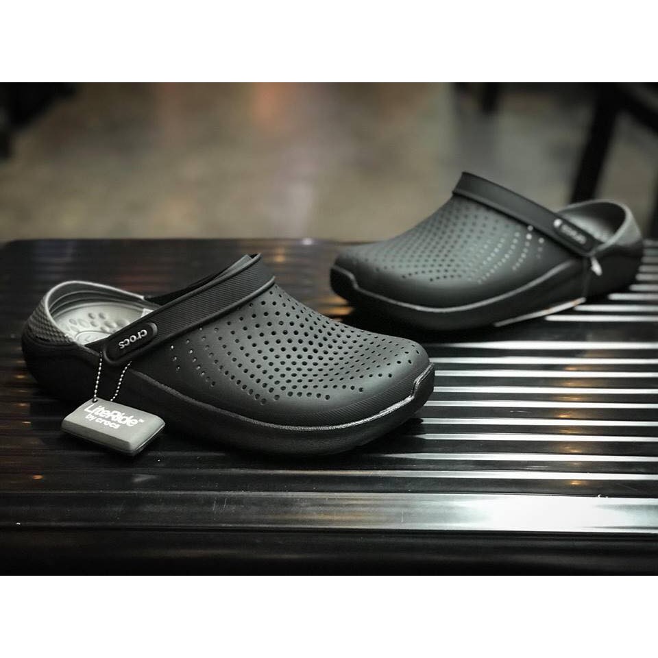 SỤC CROC.S LITERIDE CHO CẢ NAM VÀ NỮ (ĐEN/ĐEN) | BigBuy360 - bigbuy360.vn