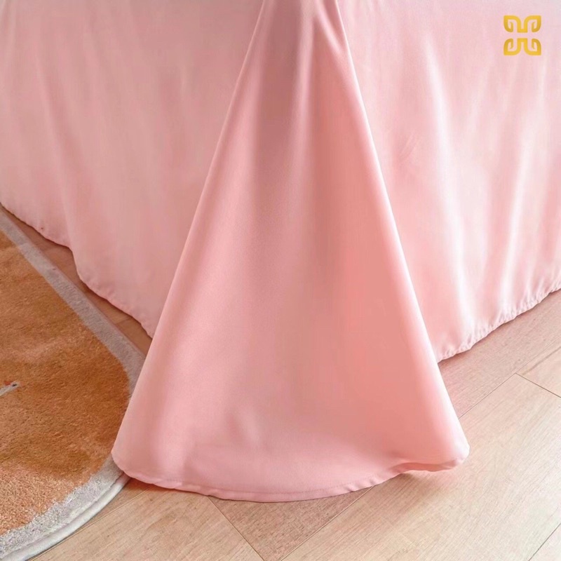 Bộ chăn ga gối cotton bèo ren mềm mại đáng yêu,bộ 4 món chất vải cotton mềm mịn cực kì thoáng mát MỚI