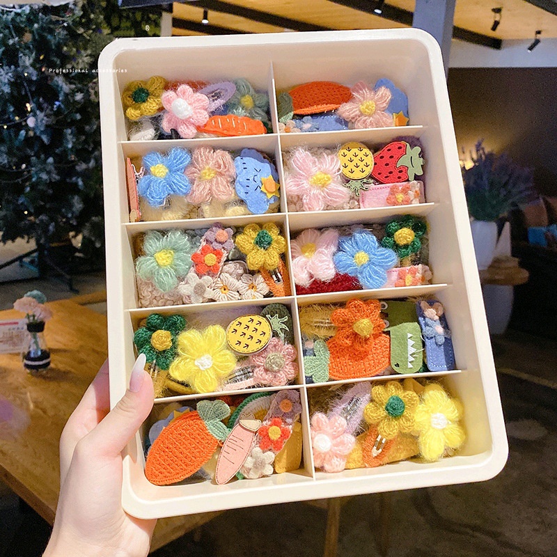 Kẹp Tóc Lông Nhung Kiểu Hoạt Hình Đáng Yêu Thời Trang Hàn Quốc