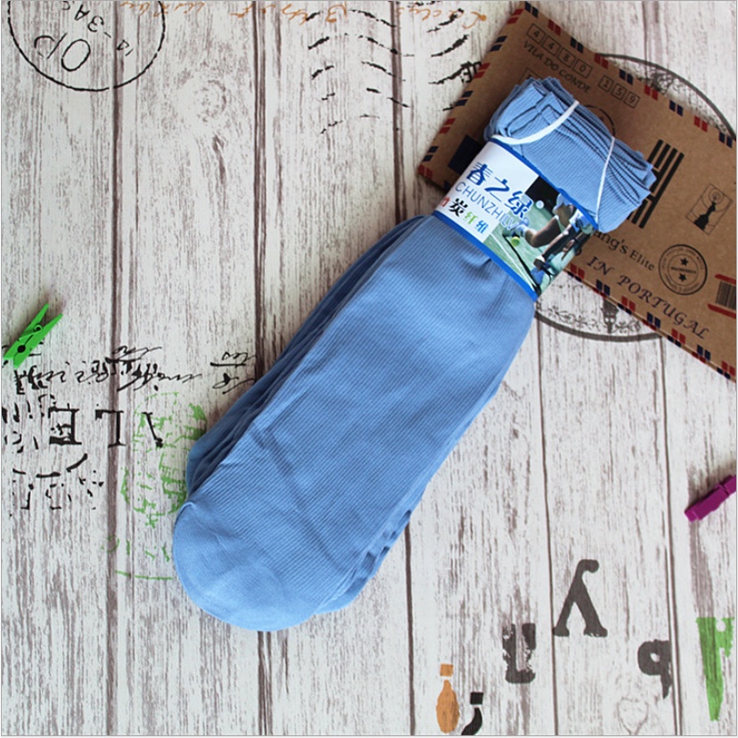 Vớ nam nữ siêu mỏng xuân hè mỏng thấm mồ hôi không gót