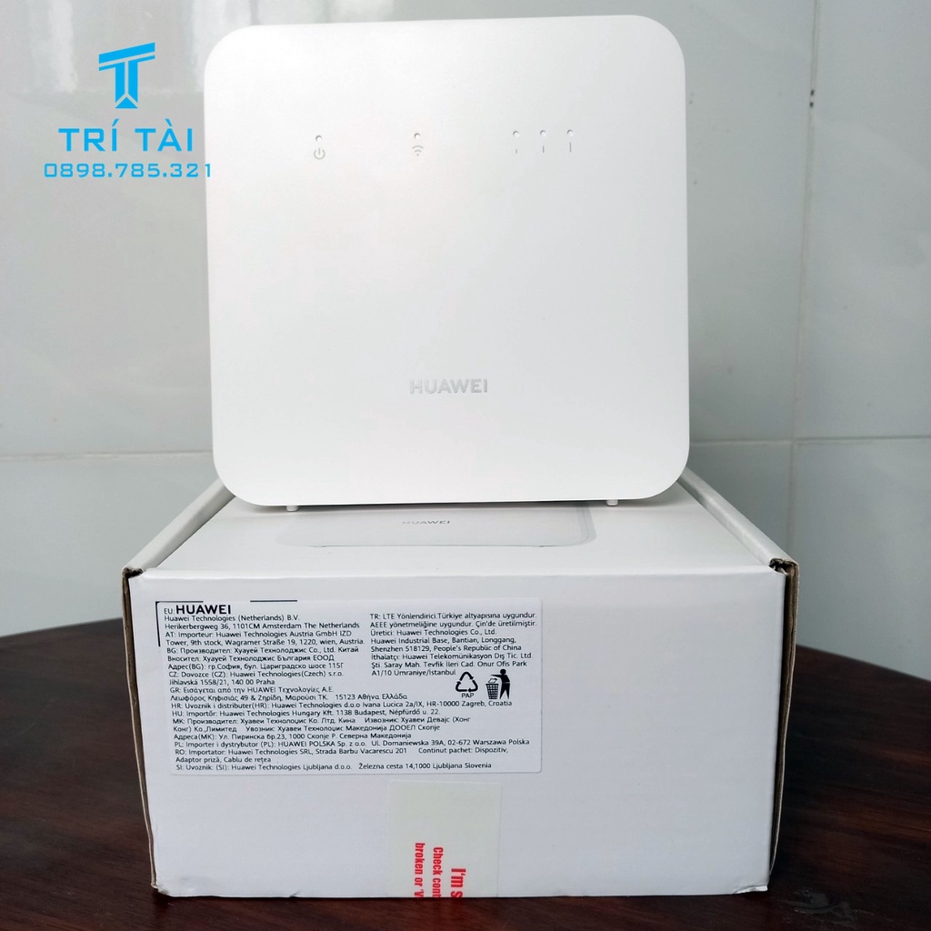 Bộ Phát Wifi 4G Huawei B312 -925 - Tốc Độ 150Mpbs - SIM MOBIFONE VPB51- Hàng chính hãng