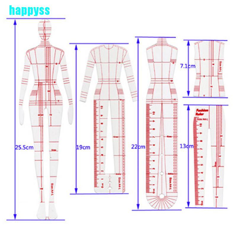 Thước Kẻ Vẽ Phác Thảo Thiết Kế Thời Trang