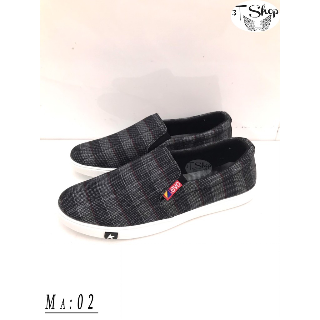 Giày Lười Vải 2 lớp Chất Liệu vải siêu mịn , Đế Cao Su , Giày Thời Trang Mẫu mới Nhất