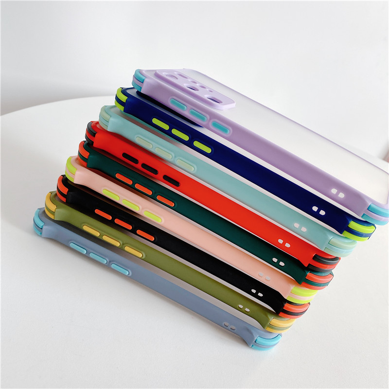 Ốp Điện Thoại Acrylic Nhám Trong Suốt Chống Sốc Màu Sắc Ngọt Ngào Cho Samsung A42 A32 4G A52 A72 5G | BigBuy360 - bigbuy360.vn