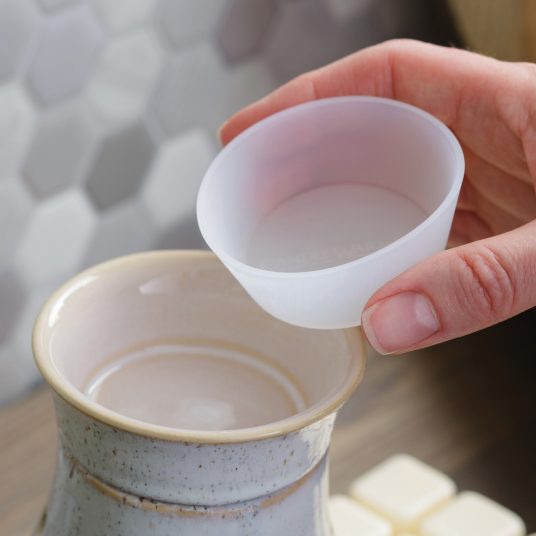 Đĩa Silicon dùng cho Đèn đốt sáp nến thơm, tinh dầu Candle Warmer Flip Dish Size Lớn