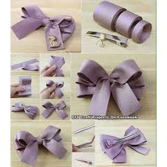 Nơ buộc tóc vải màu 04