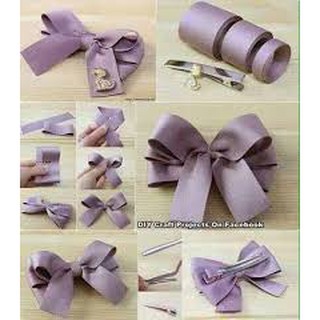 Nơ buộc tóc vải màu 04