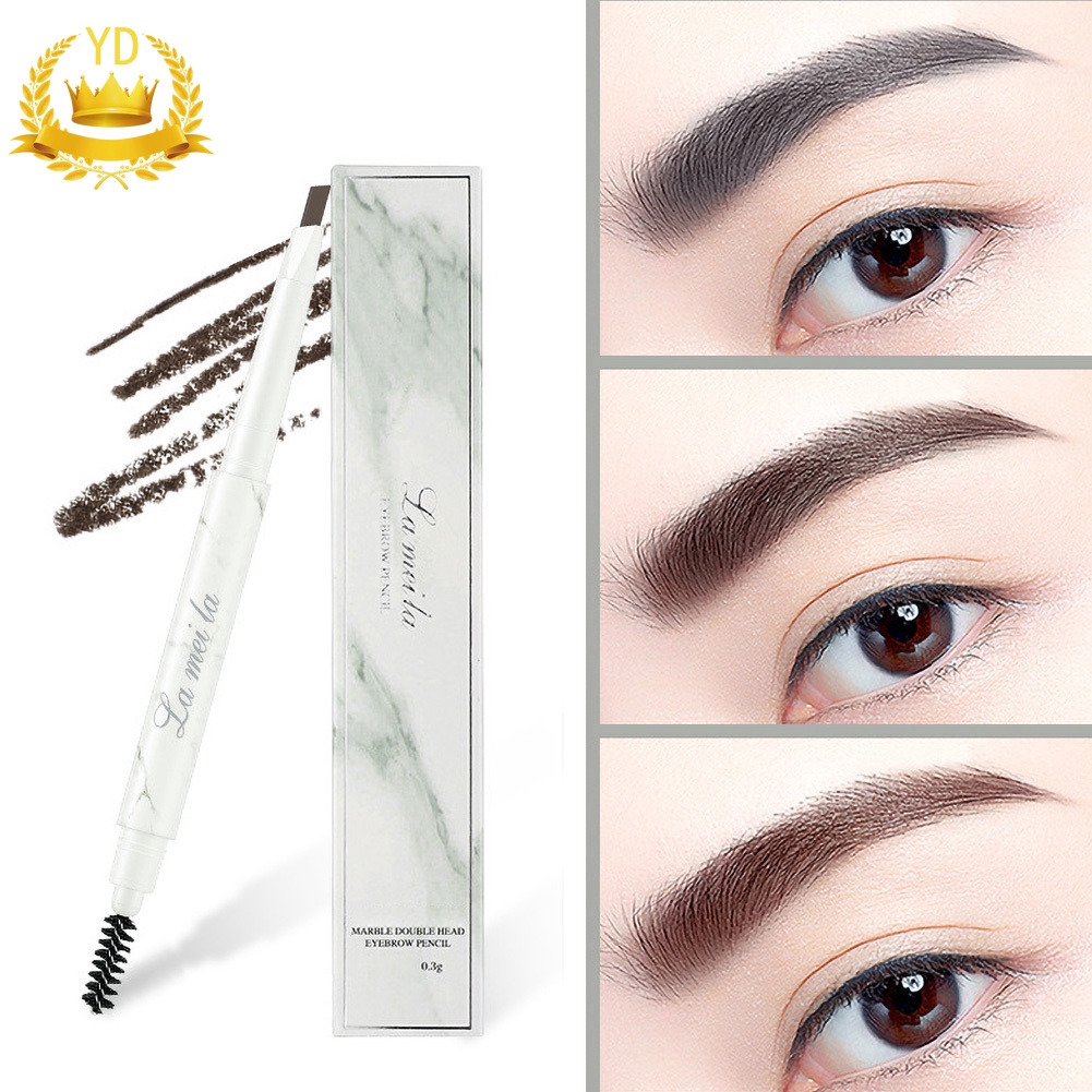 Bút Kẻ Lông Mày Hai Đầu Chống Thấm Nước Tiện Dụng