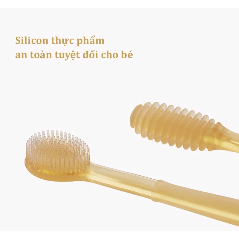 Rơ Lưỡi Bàn Chải Silicon Cho Bé Cao Cấp
