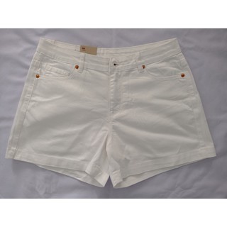 [Big size] Quần short jean thun LV màu trắng nữ VNXK