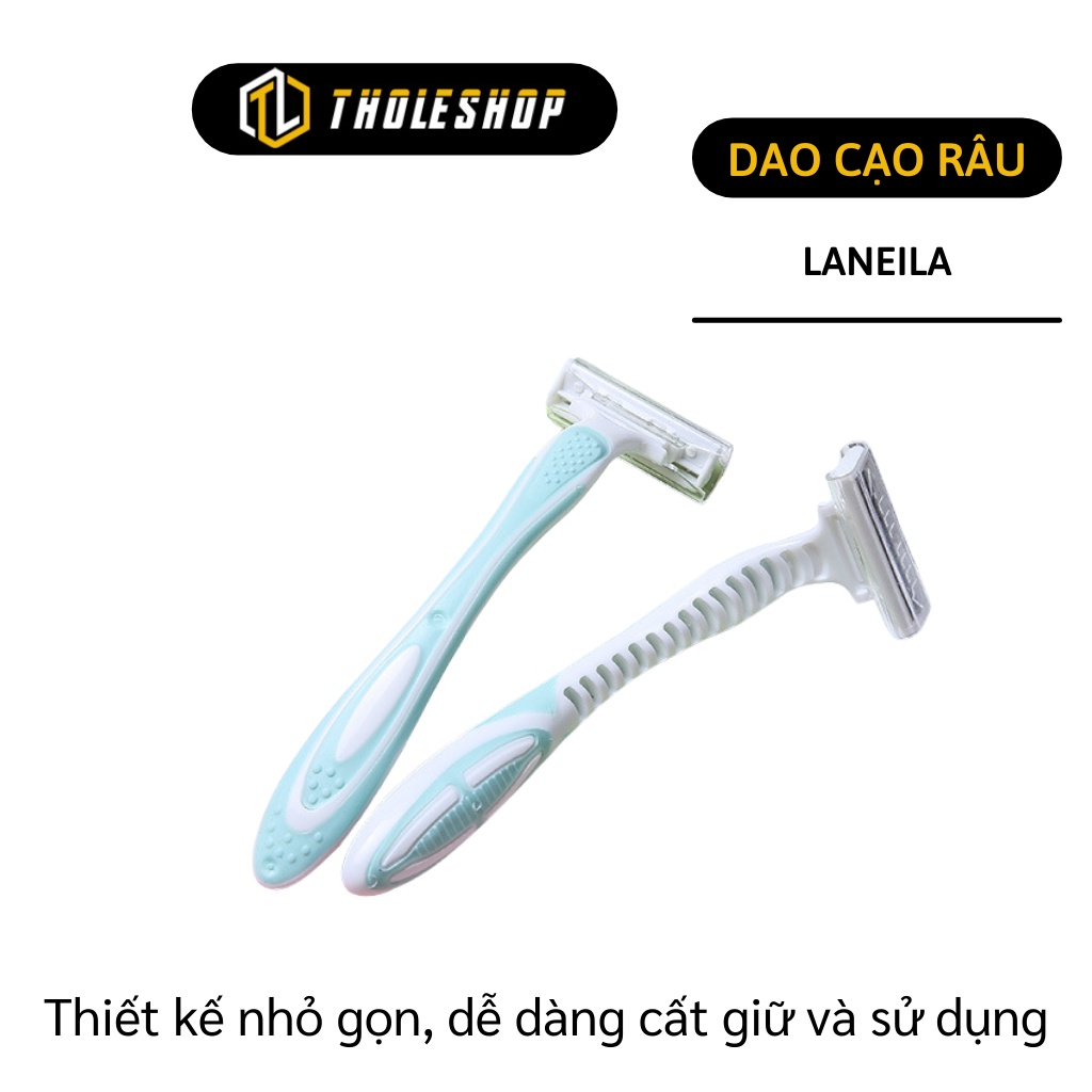 Dao Cạo Râu - Dao Cạo Dành Cho Nữ Laneila, Giảm Kích Ứng Da, Có Thể Tái Sử Dụng 7364