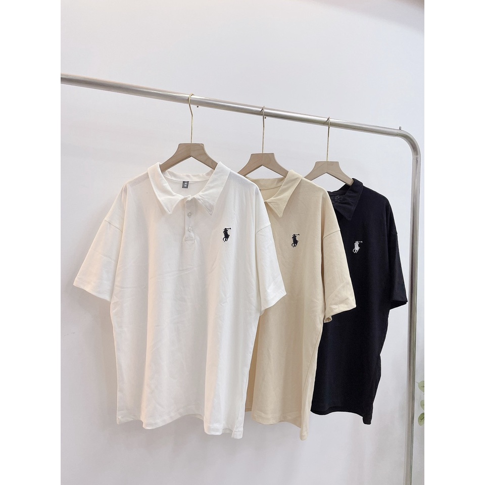 Áo polo cộc tay hình  thêu - SHOP THƠM PHẠM