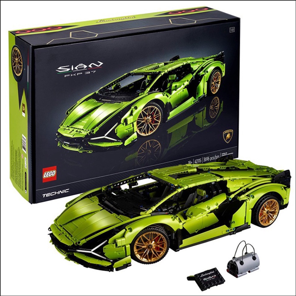 Lego Chính Hãng LEGO TECHNIC Xe LAMBORGHINI AVENTADOR Cao Cấp 3696 chi tiết