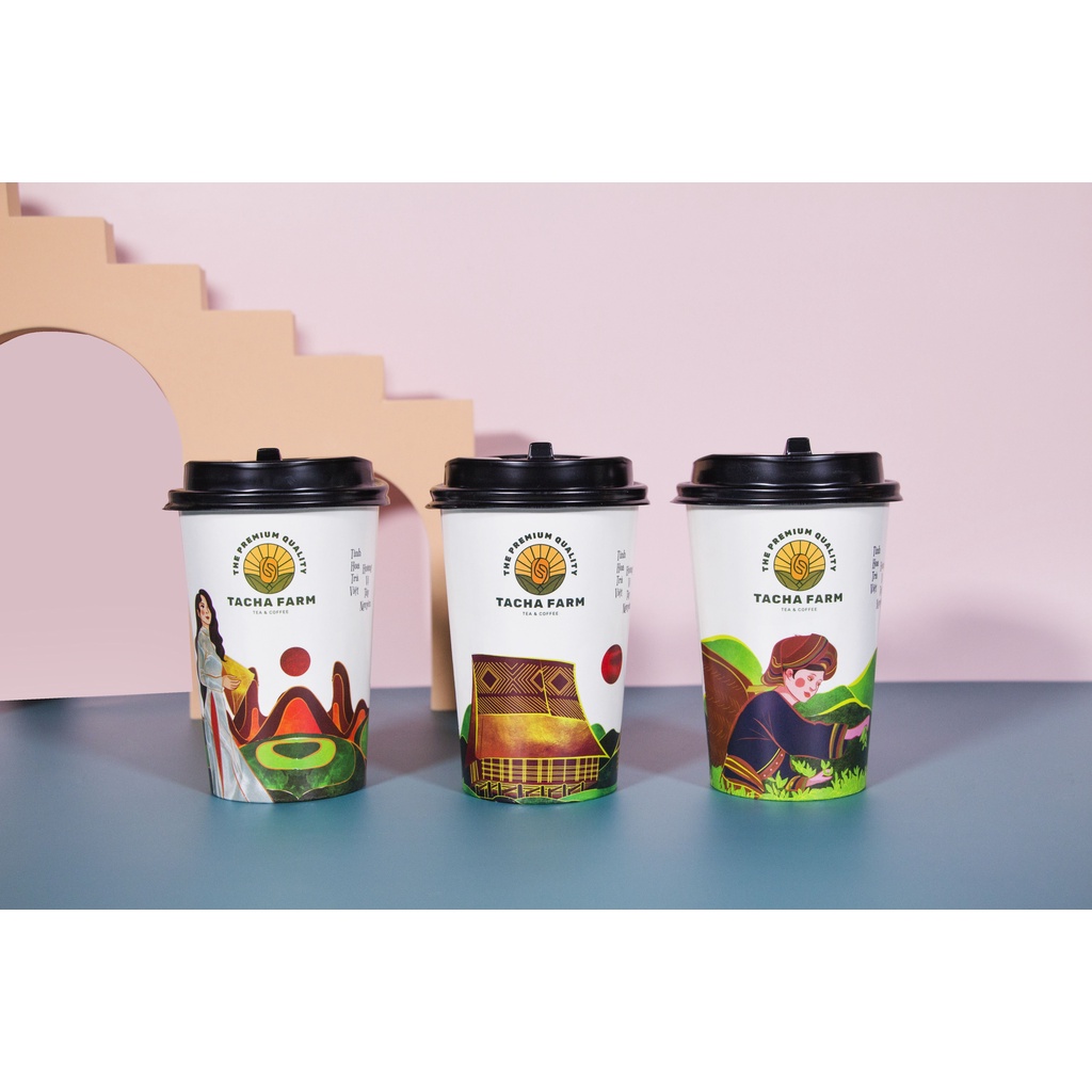 Trà sữa ly giấy tự pha Tacha Farm | BigBuy360 - bigbuy360.vn