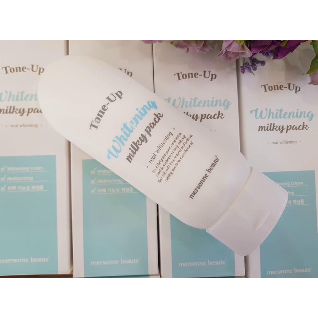 Kem Dưỡng Trắng Da Body Tone Up Whitening Milky Pack Mersenne Beaute