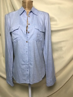 áo sơ mi hiệu h&m used,size 4 mỹ